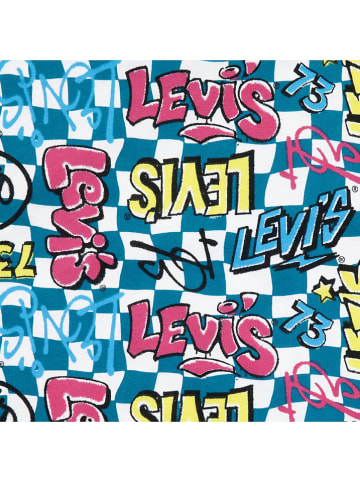 Levi's Kids Koszulka w kolorze błękitnym ze wzorem