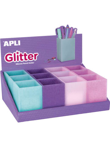 Magni Stifthouder "Glitters" meerkleurig (verrassingsproduct)