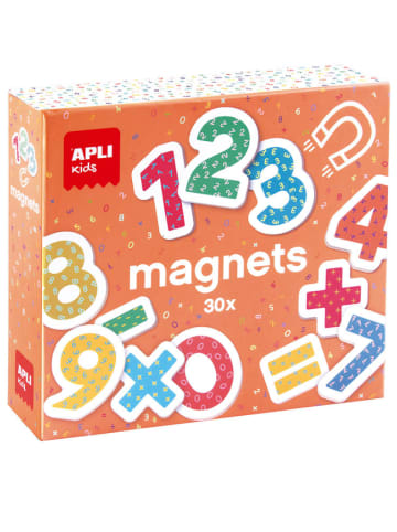 Magni Zahlen-Holzmagnete in Bunt - ab 3 Jahren