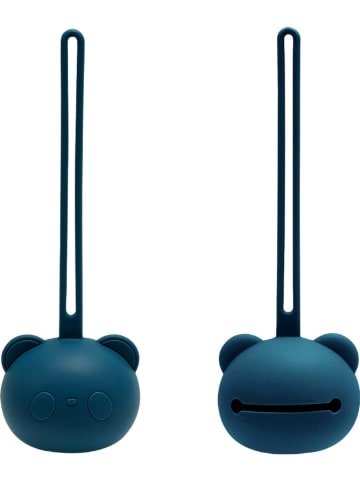 Magni Silicone fopspeenhouder blauw