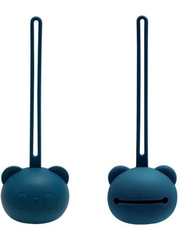 Magni Silicone fopspeenhouder blauw