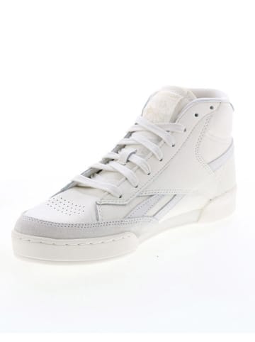 Reebok Skórzane sneakersy "Club C Form Hi" w kolorze białym