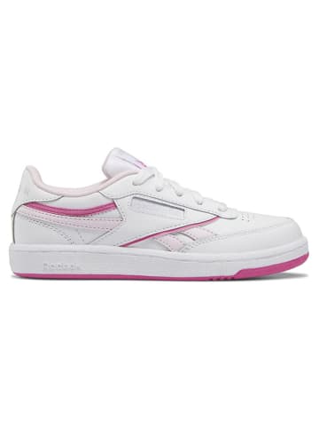 Reebok Leder-Sneakers "Club C Revenge" in Weiß/ Pink