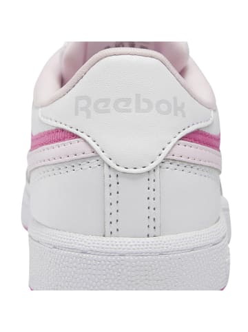 Reebok Leder-Sneakers "Club C Revenge" in Weiß/ Pink