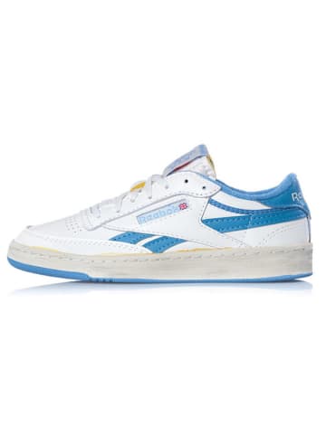 Reebok Leder-Sneakers "Club C Revenge" in Weiß/ Blau