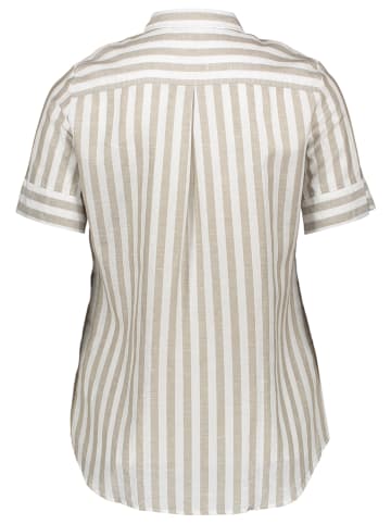 Eterna Blouse - regular fit - wit/beige