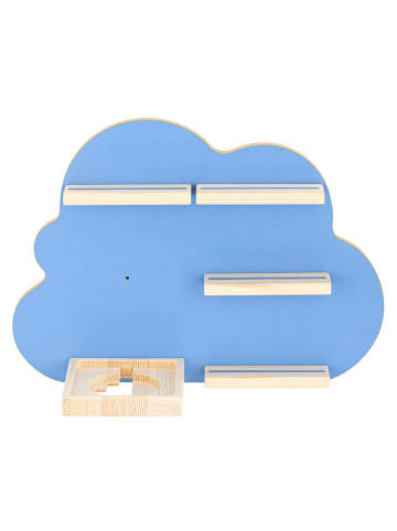 Nordheim Soundbox-Wandregal in Hellblau - (B)48 x (H)35 cm