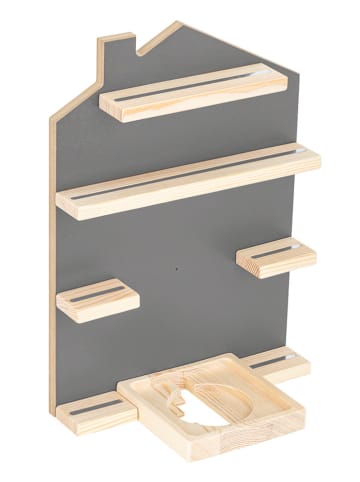 Nordheim Soundbox wandmeubel grijs - (B)30 x (H)42 cm