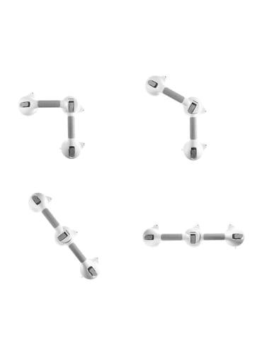 InnovaGoods Dusch- & Badewannengriff in Grau/ Weiß - (B)11 x (H)49,5 cm