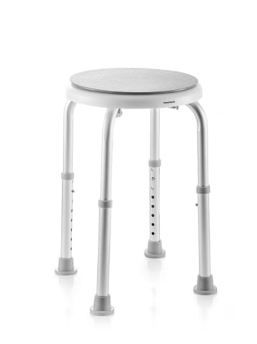 InnovaGoods Badhocker in Grau/ Weiß - (H)36x 54x Ø 32,5 cm