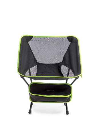 InnovaGoods Faltbarer Campingstuhl in Schwarz - (B)58 x (H)64 x (T)52,5 cm