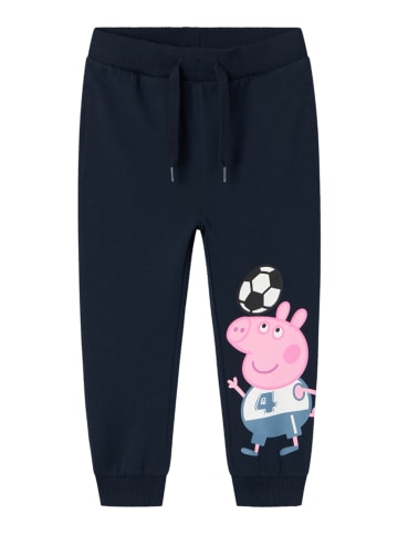 name it Sweatbroek "Peppa" donkerblauw