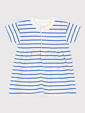 PETIT BATEAU Bodykleid in Hellblau/ WeiÃŸ