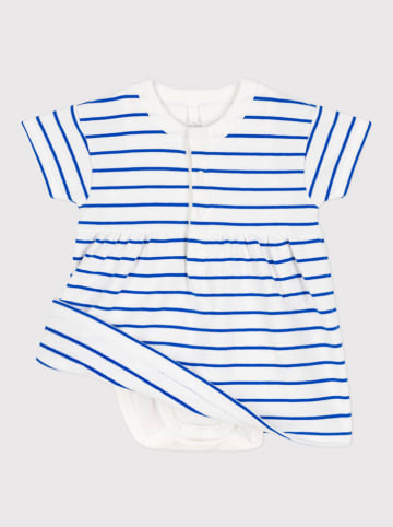 PETIT BATEAU Bodykleid in Hellblau/ Weiß