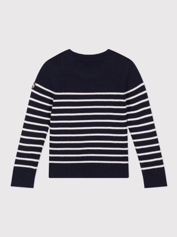 PETIT BATEAU Trui donkerblauw/wit