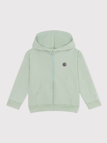 PETIT BATEAU Sweatjacke in Hellgrün