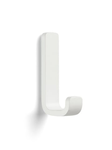 Zone Denmark Haczyk ścienny "Rim" w kolorze białym - 2 x 8,5 x 4 cm