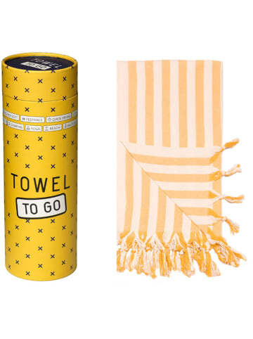 Towel to Go Strandtuch in Gelb - (L)180 x (B)100 cm