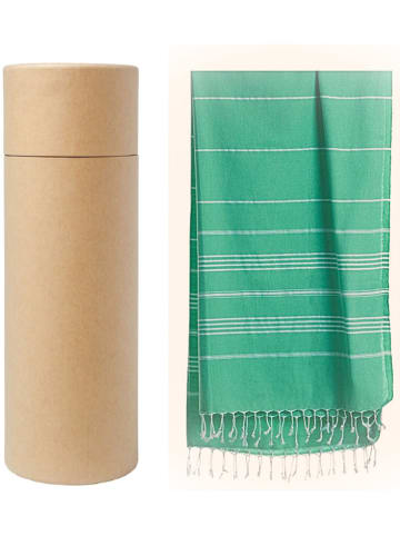 Towel to Go Strandtuch in Grün - (L)175 x (B)95 cm