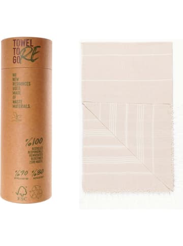 Towel to Go Strandtuch in Beige - (L)175 x (B)95 cm