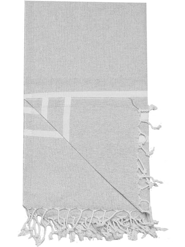Towel to Go Hamamtuch in Grau - (L)180 x (B)100 cm