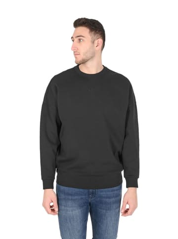 Hugo Boss Sweatshirt "Salboa" in Schwarz