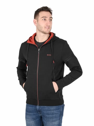 Hugo Boss Sweatjacke "Saggy 3" in Schwarz