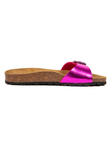 billowy Pantoletten in Pink