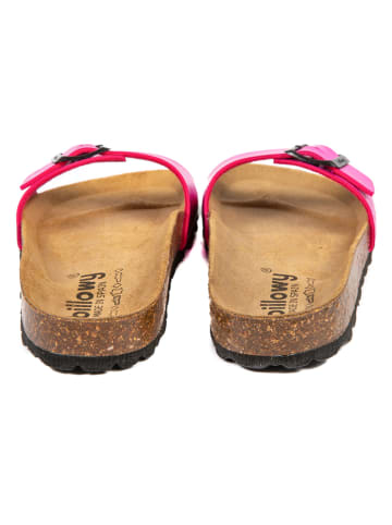 billowy Pantoletten in Pink