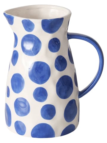 Boltze Krug "Mago" in Blau/ Weiß - 2,5 l