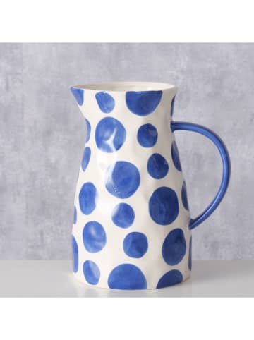 Boltze Krug "Mago" in Blau/ Weiß - 2,5 l