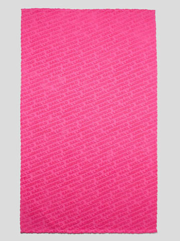 Karl Lagerfeld Strandtuch in Pink - (B)96 x (H)170 cm