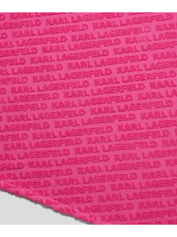 Karl Lagerfeld Strandtuch in Pink - (B)96 x (H)170 cm