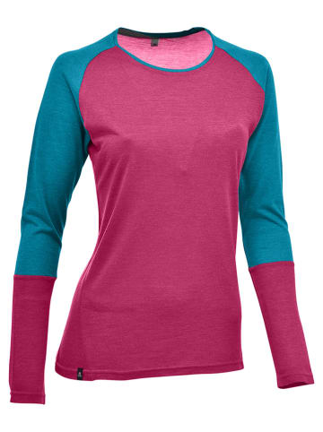 Maul Sport Funktionslongsleeve "Sorpesee" in Pink/ Blau