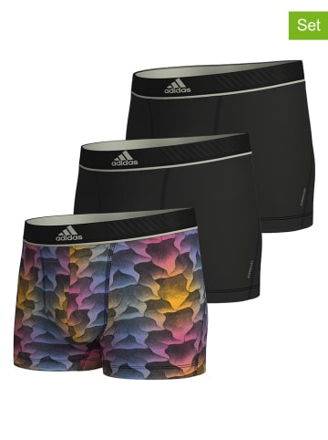 adidas 3-delige set: boxershorts zwart/blauw