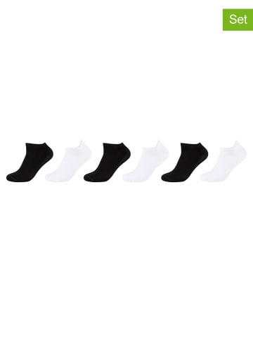 camano 6-delige set: sokken zwart/wit