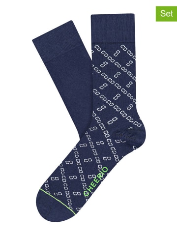 Skechers 2er-Set: Socken in Dunkelblau