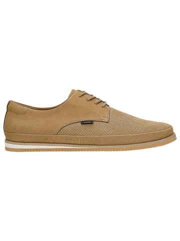 Wojas Leren veterschoenen beige