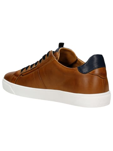 Wojas Skórzane sneakersy w kolorze jasnobrązowym