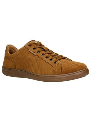 Wojas Leder-Sneakers in Hellbraun