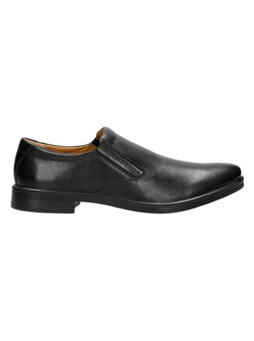 Wojas Leder-Slipper in Schwarz