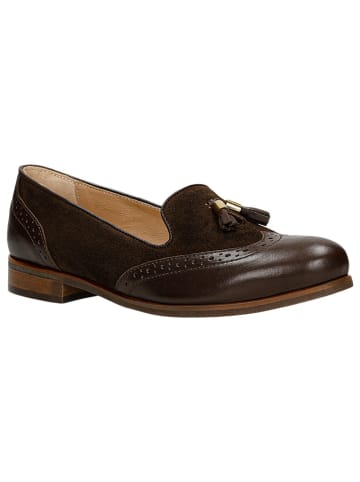 Wojas Leren mocassins bruin