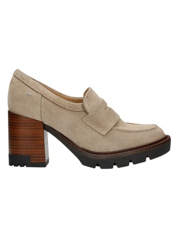 Wojas Leren pumps beige