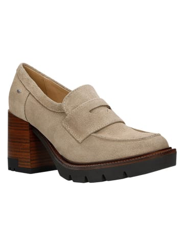 Wojas Leren pumps beige