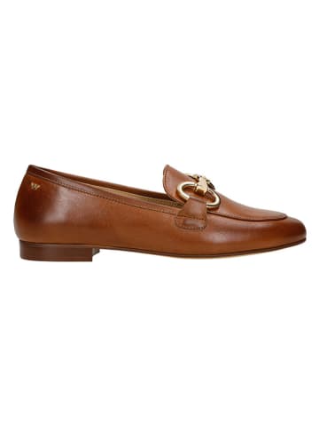 Wojas Leren mocassins lichtbruin