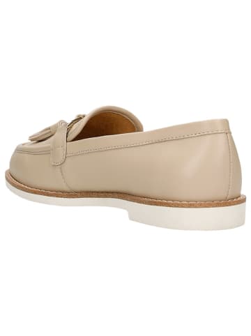 Wojas Leren mocassins beige