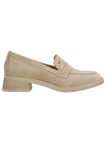 Wojas Leren mocassins beige
