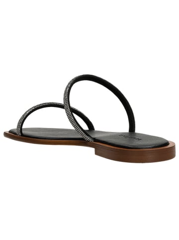 Wojas Leren slippers zwart