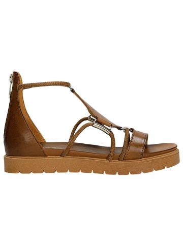 Wojas Leder-Sandalen in Braun