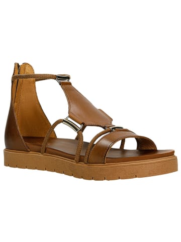Wojas Leder-Sandalen in Braun